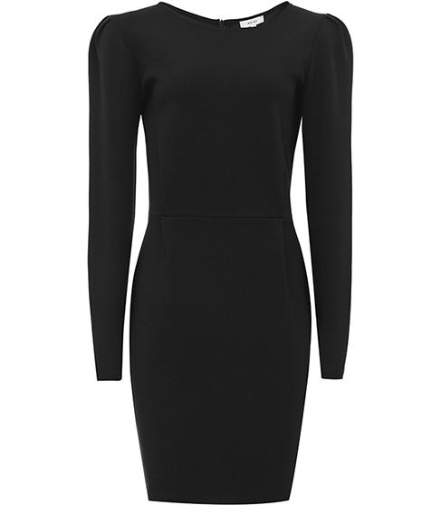 Reiss Nessa Puff-sleeve Jersey Dress