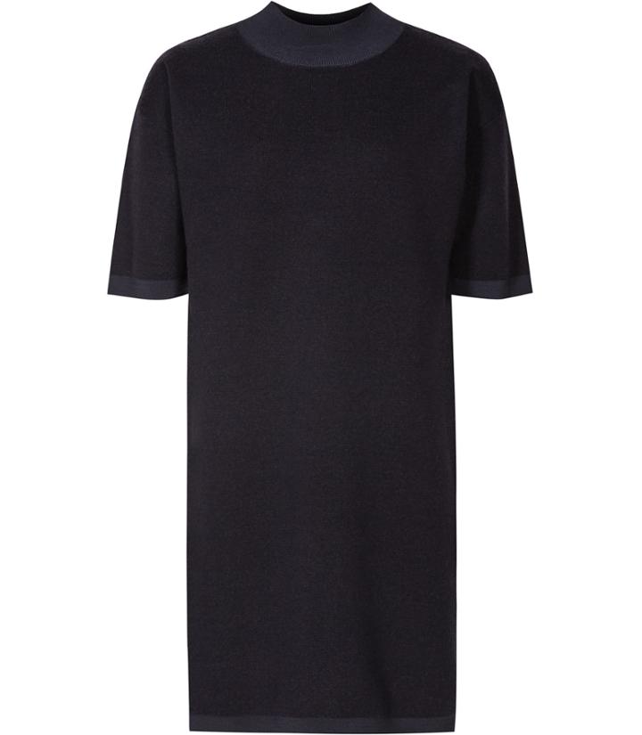 Reiss Fran - Womens Knitted Shift Dress In Blue, Size 4