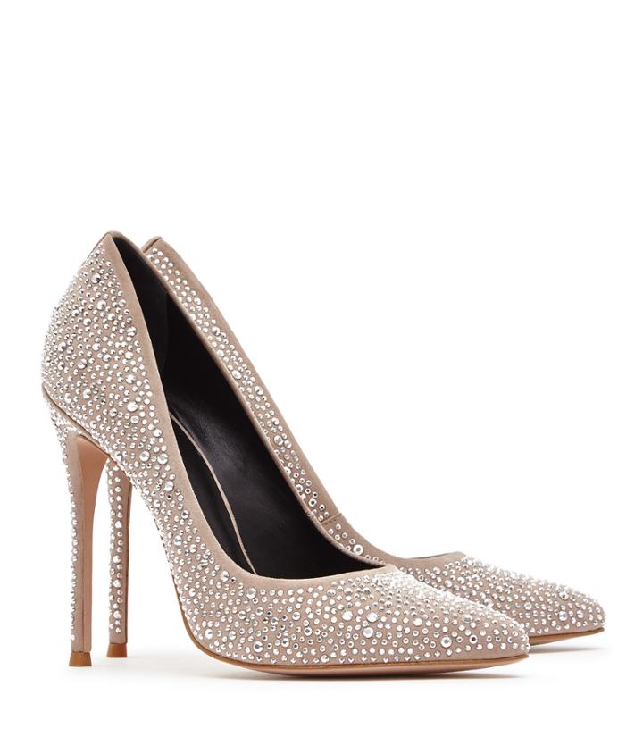 Reiss Marilyn - Womens Crystal-embellished Shoes In White, Size 4