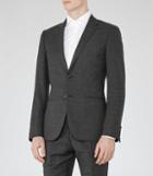 Reiss Mitre B - Wool Modern-fit Blazer In Grey, Mens, Size 36