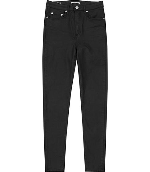 Reiss Helvin Coated High-rise Skinny Jeans