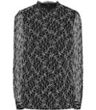Reiss Loir - Womens Lace Contrast-back Top In Black, Size 4