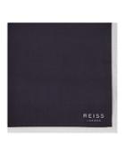 Reiss Alform - Mens Piped Pocket Square In Blue