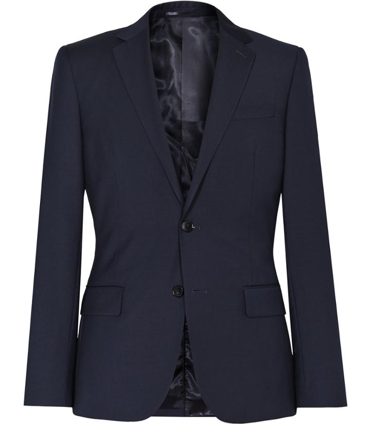Reiss George B - Mens Slim-fit Blazer In Blue, Size 36