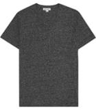 Reiss Clarke - Mens Marl V-neck T-shirt In Grey, Size S