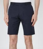 Reiss Montgomery - Mens Twill Cotton Shorts In Blue, Size 32