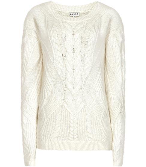 Reiss Maia Cable-knit Jumper