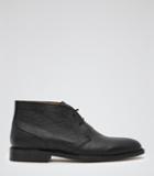 Reiss Alfred Grain Leather Boots