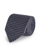 Reiss Kym - Silk Dot Tie In Blue, Mens