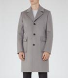 Reiss Piste - Mens Wool-blend Coat In Grey, Size Xs