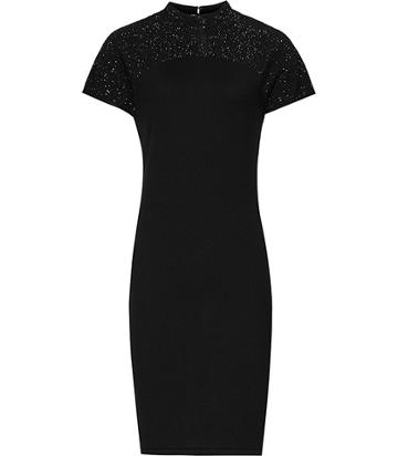 Reiss Seline Embellished Knitted Dress