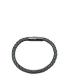 Reiss Demon - Mens Clasp Leather Bracelet In Green, Size One Size