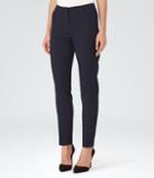 Reiss Faulkner Trouser - Womens Slim-leg Trousers In Blue, Size 4