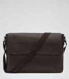 Reiss Martin Leather Messenger Bag