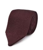 Reiss Canter - Mens Knitted Silk Tie In Red