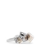 Reiss Marla - Womens Cocktail Ring With Crystals From Swarovski In Brown, Size S