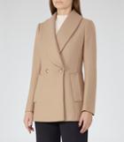 Reiss Malika - Womens Shawl-collar Coat In Brown, Size 6
