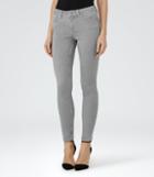Reiss Stevie - Womens Low-rise Skinny Jeans In Grey, Size 25