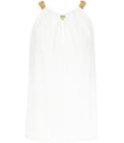 Reiss Roos - Womens Chain-detail Top In White, Size 6