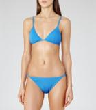 Reiss Gisele T - Womens Triangle Bikini Top In Blue, Size S