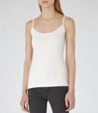 Reiss Camellia - Womens Jersey Cami Top In White, Size S