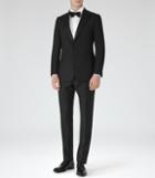 Reiss Mayfair - Peak Lapel Tuxedo In Black, Mens, Size 40