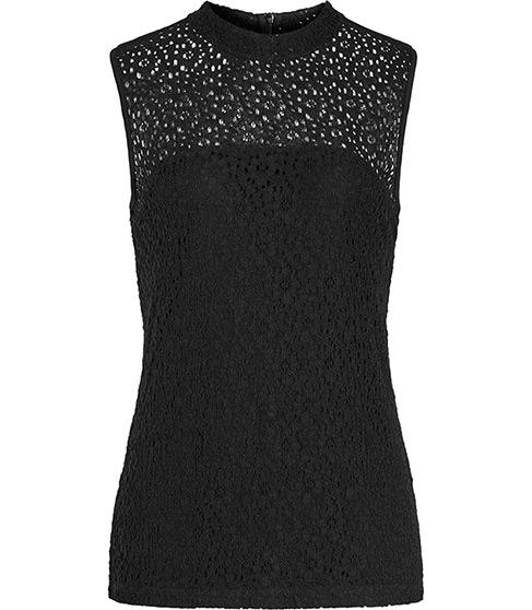 Reiss Leigh High-neck Lace Top