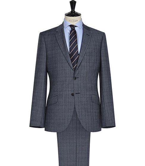 Reiss Monroe Checked Wool Suit