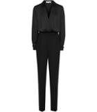 Reiss Imie - Wrap-front Jumpsuit In Black, Womens, Size 0