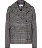 Reiss Harley - Womens Checked Coat In Black, Size 4