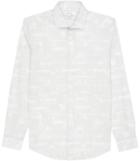 Reiss Striker - Mens Tonal Print Shirt In Grey, Size M