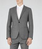 Reiss Delliston B - Mens Wool Mix Blazer In Grey, Size 38