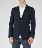 Reiss Proud B - Mens Patch Pocket Blazer In Blue, Size 38
