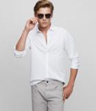 Reiss Jason - Cotton Shirt In White, Mens, Size S