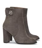 Reiss Hepworth Suede - Womens Suede Ankle Boots In Grey, Size 4
