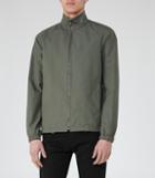 Reiss Douzon - Mens Funnel Collar Jacket In Brown, Size S