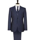Reiss Fury - Mens Notch Lapel Suit In Blue, Size 36
