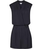 Reiss Louie - Womens Wrap Playsuit In Blue, Size 8