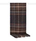 Reiss Sloane - Womens Houndstooth Wool Scarf In Grey, Size One Size