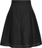 Reiss Amythist - Womens Textured A-line Skirt In Black, Size 6