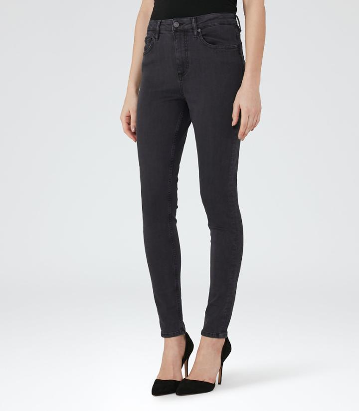 Reiss Helvin - High-rise Skinny Jeans In Blue, Womens, Size 27