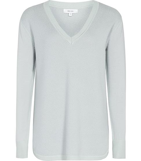 Reiss Matilde Textured-body Jumper