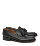 Reiss Verona Ii - Mens Tasselled Leather Loafers In Black, Size 7