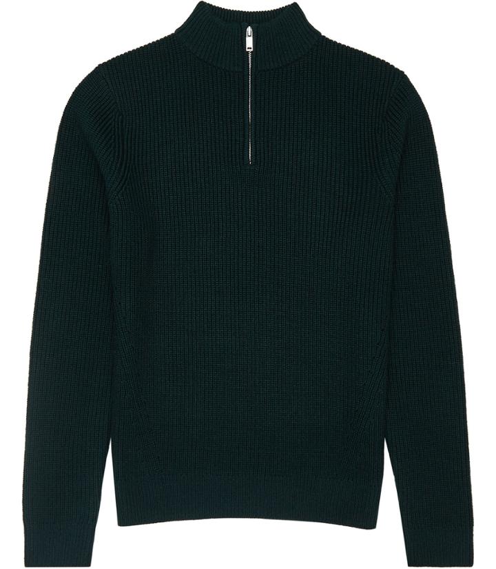 Reiss Moonlight - Mens Funnel Neck Jumper In Green, Size Xs