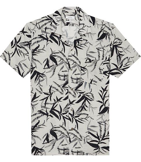 Reiss Palma Printed Blend Shirt