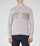 Reiss Diero - Contrast Pocket Cardigan In Grey, Mens, Size Xs