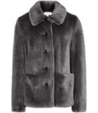 Reiss Alexia - Womens Faux Fur Coat In Grey, Size Xs