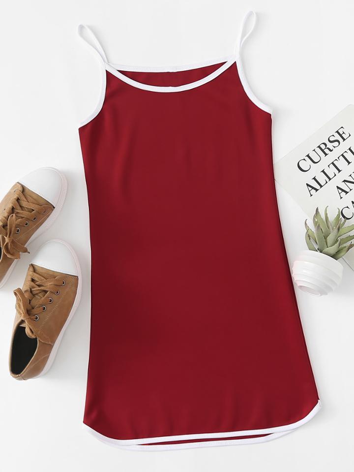 Romwe Ringer Cami Dress