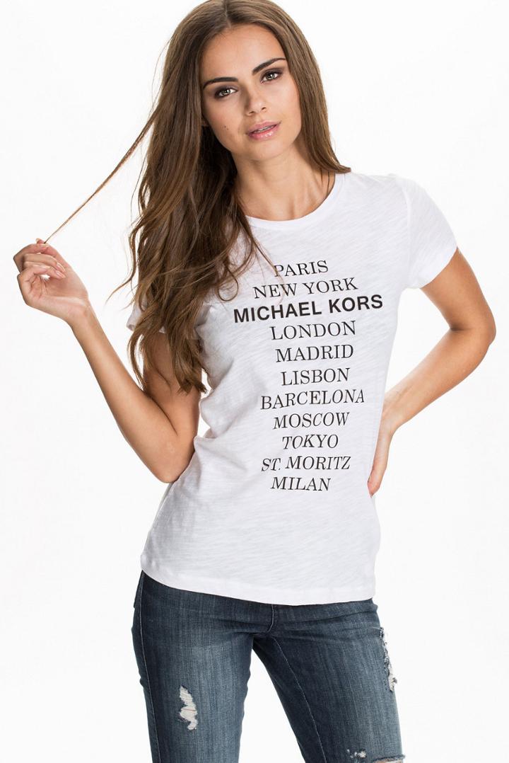 Romwe Vintage Letters Print White T-shirt