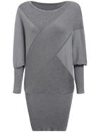 Romwe Long Sleeve Loose Sweater Dress